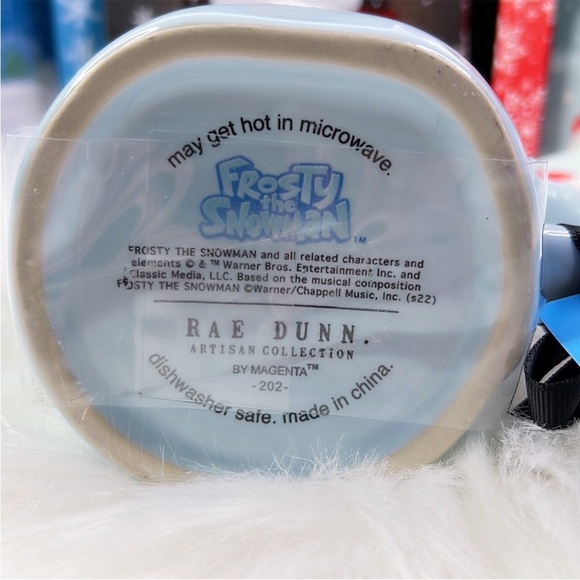 NEW Rae Dunn Jolly Happy Fun Mug & Frosty The Snowman Hat Topper Cup - Picture 4 of 7